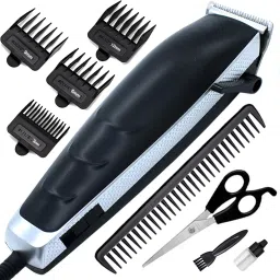 HDMEI Corded Waterproof Professional Beard Mustache Hair Trimmer High Power Hair Clipper Salon approved Electric Razor Cutter Hair Cutting Tool (1 Year Warranty) AXD Fully Waterproof Grooming Kit 10000 minRuntime 7 Length Settings-image-92