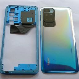 SPAREWARE REDMI Mi Redmi 10 Prime -Blue (MIDLE RING + BACK PANEL WITH LENS) Back Panel-image-6