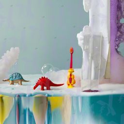 Kids Soft Bristle Dianosour Toothbrush - Colour may vary Extra Soft Toothbrush-image-99