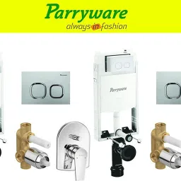 Half Frame Concealed Cistern, with divater body upper Praseo set of 2 pic 351 Dual Flush Tank-29
