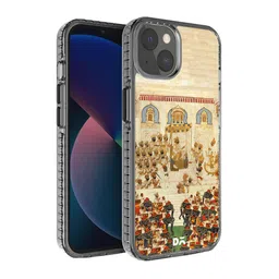 DailyObjects Beige & Red  Royal Decree Stride 2.0 iPhone 13 Phone Case-48