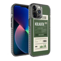 DailyObjects Green & White Kolkata City Tag Stride iPhone 12 Pro Back Case-28