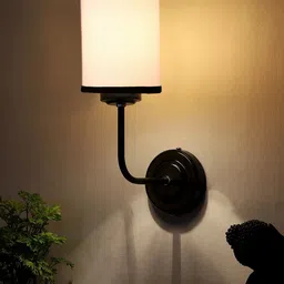 Devansh White & Black Wall Mounted Lamp-image-54