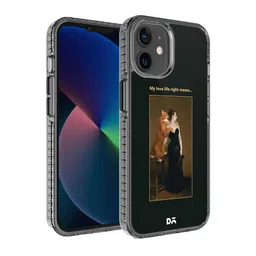 DailyObjects Black Love Life Meow Stride 2.0 Case Cover For iPhone 12 Mini-39