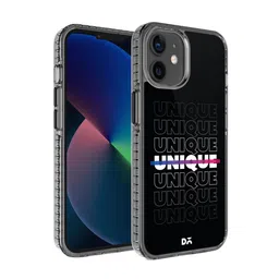 DailyObjects Adults Black Unique Stride Printed iPhone 12 Mini Back Case-1
