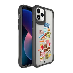 DailyObjects White & Blue Printed  Food Coma  iPhone 11 Pro  Phone Case-51