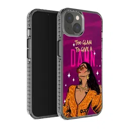 DailyObjects Glam No Damn Stride 2.0 Printed iPhone 15 Super Slim Back Case image 2