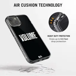DailyObjects Black & White Max Volume Stride   iPhone 13 Back Case image 3