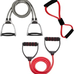 Set3|Single and Double Resistance with 8 Shape Tube for Body Stretching,Exercise Fitness Accessory Kit Kit-image-33