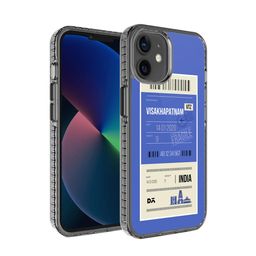 DailyObjects Adults Blue Visakhapatnam City Tag Stride 2.0 iPhone 12 Case Cover-27
