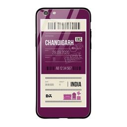 DailyObjects Purple & White Chandigarh City Tag iPhone 6 Glass Case Cover-image-41