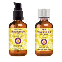 Deve Herbes Set of Plant Based Niacinamide Face Serum & Pure Vitamin E Oil - 30ml each-6