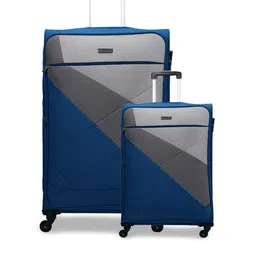 CARRIALL Vista Solid Large & Small Combo Set Of 2 Trolley Suitcases-49