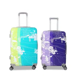 Polo Class Unisex Set of 2 Printed Hard-Sided Trolley Suitcases-7