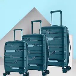 Nasher Miles Paris Set of 3 Hard-Sided Trolley Suitcases-11