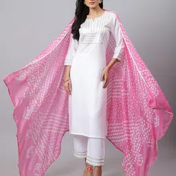 Khushal K Women Yoke Design Gotta Patti Kurta with Palazzos & Dupatta-picture-18