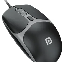 Portronics Toad 103 Wired Optical Mouse with 2400 DPI, Plug & Play, Ambidextrous, Ergonomic Wired Ergonomic Optical Mouse-0
