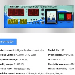 TM&W XM-18D automatic incubator parts, egg incubator controller. Multipurpose Controller image 3