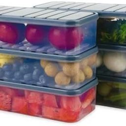 Plastic Fridge Container for Kitchen ,Vegetable ,Fruits Box Storage Basket-22