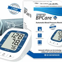 STANDARD SD Biosensor BPCare Plus (AS-35K) Blood Pressure Monitoring Machine |BP Device|BP Meter|BP Monitor|Pressure Testing Machine|Pulse Measure| Bp Monitor-1