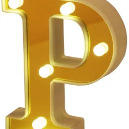 LED Marquee Letter Lights Sign, Alphabet LED Lights for Home Party Wedding Decoration - P Table Lamp-17