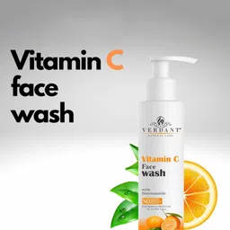 Verdant Natural Care Set Of 2 Vitamin C & Neem Tulsi Face Washes - 100 ml Each image 3
