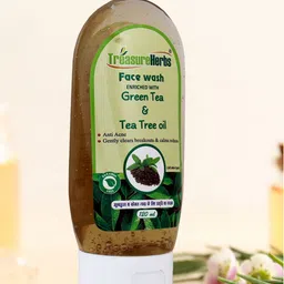 TreasureHerbs Green Tea and Tea Tree Face Wash-34