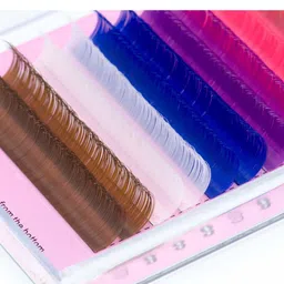 NAGARAKU Individual Colored Eyelash Extensions - Curl C image 2