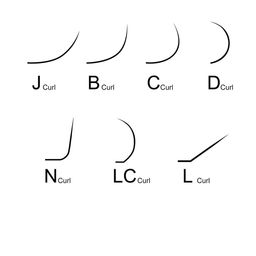 NAGARAKU Premium Classic 16 Rows Tray 7-15mm False Eyelash Extensions - Curl-D 0.20 image 2