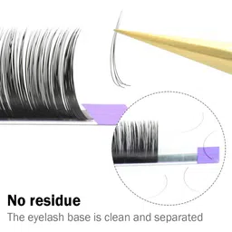 NAGARAKU Premium Classic Matte Black 16 Rows Synthetic Eyelash Extensions - Curl-B image 3