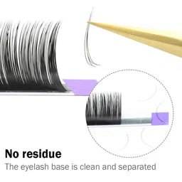 NAGARAKU Premium Classic Matte Black 16 Rows Synthetic Eyelash Extensions - Curl-J image 3