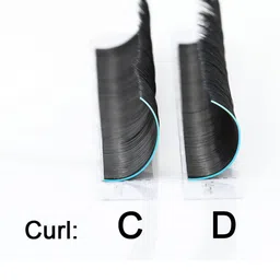 NAGARAKU Black Easy Fanning 12 Rows Mega Volume Eyelash Extension - Curl D Mix image 4