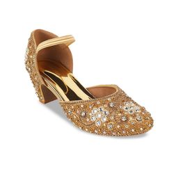 Mochi Embellished Closed Back Block Heel Mules image 1