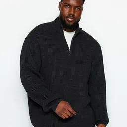 Trendyol Self Design Acrylic Pullover-image-27