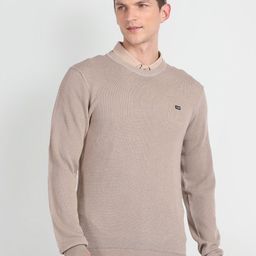 Arrow Sport Ribbed Long Sleeves Pullover Sweater-image-36