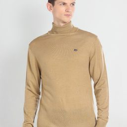 Arrow Sport Turtle Neck Acrylic Sweater-image-17