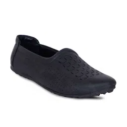 aadi Men Textured Lightweight Comfort Insole Basics Mojaris With Laser Cuts-image-71
