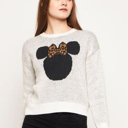 Madame Ribbed Round Neck Acrylic Pullover-image-70
