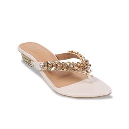 Mochi Embellished Open Toe Block Heels-15