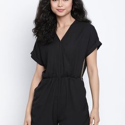 DRAAX Fashions V-Neck Short Sleeves Playsuit-image-46