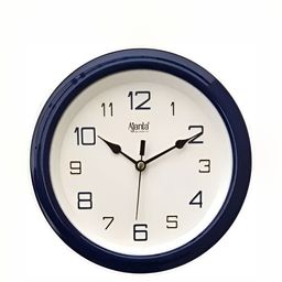 Ajanta Navy Blue Contemporary Round Wall Clock-14