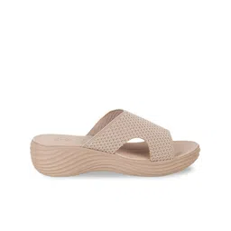 Mochi Textured Open Toe Comfort Heels image 4