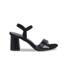 Metro Ankle Loop Open Toe Block Heels image 5