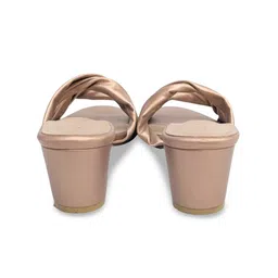 Devano Twisted Twin Strap Block Heels image 2