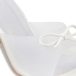 Mochi Bow Detail Open Toe Block Heels image 5
