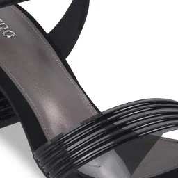 Metro Ankle Loop Open Toe Block Heels image 3