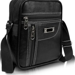 Black Men Sling Bag Casual Bag/Cross Body Bag/Office Business Bag Stylish sling Bag for Men-image-129
