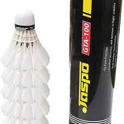 GTA-100 Feather Shuttlecocks (Pack of 5) Shuttle Feather Shuttle - White-14