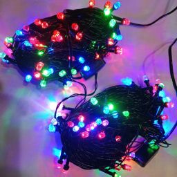 150 LEDs 100 m Multicolor, Multicolor Color Changing Strip Rice Lights-image-40