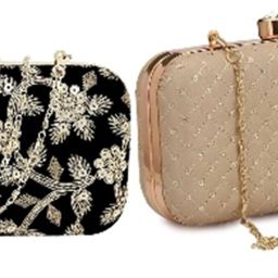Casual, Formal, Party Multicolor Clutch-image-25